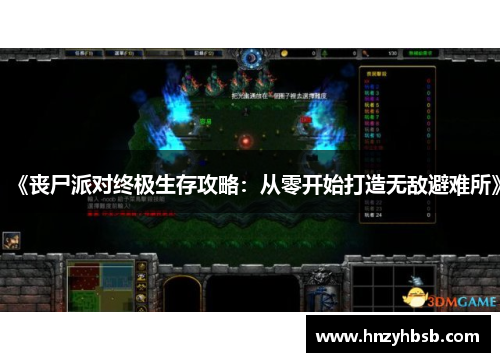 《丧尸派对终极生存攻略：从零开始打造无敌避难所》